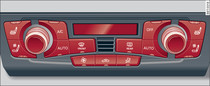 Climatiseur automatique confort 3 zones* : commandes